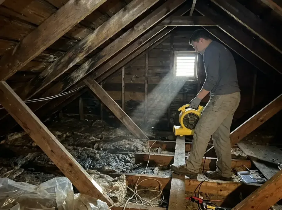 attic-water-damage-drying-proc-007 — frequently asked questions, Emergency Water Extraction & 24/7 Flood Response in Pittsbo…
